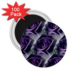 Purple Flower Rose Petals Plant 2.25  Magnets (100 pack)  Front