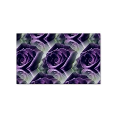 Purple Flower Rose Petals Plant Sticker (rectangular) by Jancukart