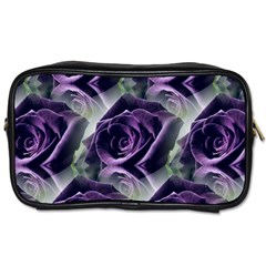 Purple Flower Rose Petals Plant Toiletries Bag (two Sides) by Jancukart