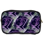 Purple Flower Rose Petals Plant Toiletries Bag (Two Sides) Front