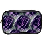 Purple Flower Rose Petals Plant Toiletries Bag (Two Sides) Back