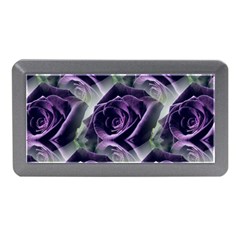 Purple Flower Rose Petals Plant Memory Card Reader (mini) by Jancukart