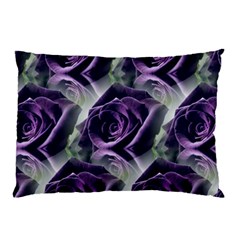 Purple Flower Rose Petals Plant Pillow Case (two Sides) by Jancukart