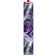 Purple Flower Rose Petals Plant Large Book Marks by Jancukart