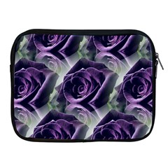 Purple Flower Rose Petals Plant Apple Ipad 2/3/4 Zipper Cases