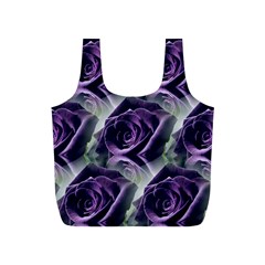 Purple Flower Rose Petals Plant Full Print Recycle Bag (s)