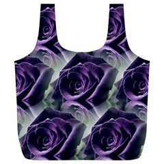 Purple Flower Rose Petals Plant Full Print Recycle Bag (xl)