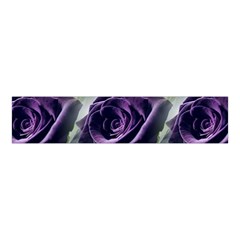 Purple Flower Rose Petals Plant Velvet Scrunchie by Jancukart