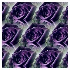 Purple Flower Rose Petals Plant Lightweight Scarf  by Jancukart