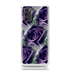 Purple Flower Rose Petals Plant Samsung Galaxy S20 6 2 Inch Tpu Uv Case