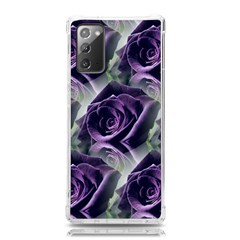 Purple Flower Rose Petals Plant Samsung Galaxy Note 20 Tpu Uv Case by Jancukart