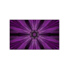 Pattern Purple Symmetry Dark Sticker Rectangular (10 Pack)