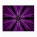 Pattern Purple Symmetry Dark Small Glasses Cloth Front