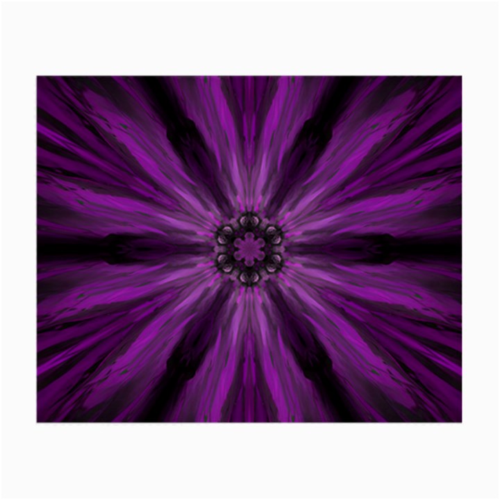 Pattern Purple Symmetry Dark Small Glasses Cloth