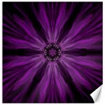 Pattern Purple Symmetry Dark Canvas 12  x 12  11.4 x11.56  Canvas - 1