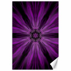 Pattern Purple Symmetry Dark Canvas 20  X 30  by Jancukart