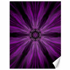 Pattern Purple Symmetry Dark Canvas 36  X 48  by Jancukart