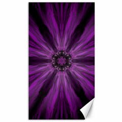 Pattern Purple Symmetry Dark Canvas 40  X 72  by Jancukart