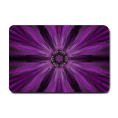 Pattern Purple Symmetry Dark Small Doormat