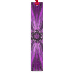 Pattern Purple Symmetry Dark Large Book Marks by Jancukart