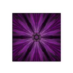 Pattern Purple Symmetry Dark Satin Bandana Scarf 22  X 22 