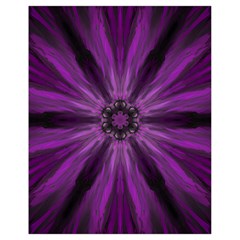 Pattern Purple Symmetry Dark Drawstring Bag (small)