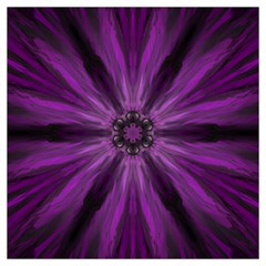 Pattern Purple Symmetry Dark Lightweight Scarf 