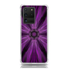 Pattern Purple Symmetry Dark Samsung Galaxy S20 Ultra 6 9 Inch Tpu Uv Case