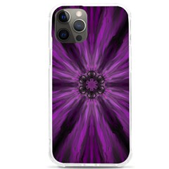 Pattern Purple Symmetry Dark Iphone 12 Pro Max Tpu Uv Print Case by Jancukart