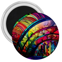 Stained Glass Window 3  Magnets