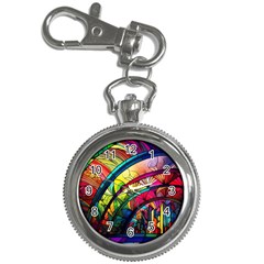 Stained Glass Window Key Chain Watches by Jancukart