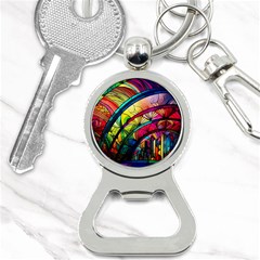 Stained Glass Window Bottle Opener Key Chain by Jancukart