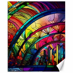 Stained Glass Window Canvas 16  X 20 