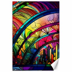 Stained Glass Window Canvas 20  X 30 