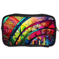 Stained Glass Window Toiletries Bag (one Side)