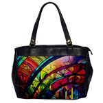 Stained Glass Window Oversize Office Handbag Front