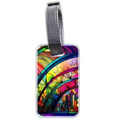 Stained Glass Window Luggage Tag (two Sides)