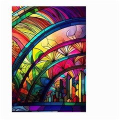 Stained Glass Window Large Garden Flag (two Sides)