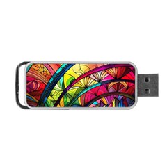 Stained Glass Window Portable Usb Flash (one Side)