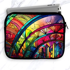 Stained Glass Window Apple Ipad 2/3/4 Zipper Cases by Jancukart