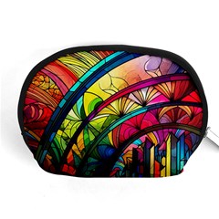 Stained Glass Window Accessory Pouch (medium) by Jancukart