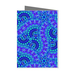 Background Pattern Geometric Mini Greeting Cards (pkg Of 8) by Jancukart