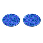 Background Pattern Geometric Cufflinks (Oval) Front(Pair)