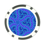 Background Pattern Geometric Poker Chip Card Guard (10 pack) Back