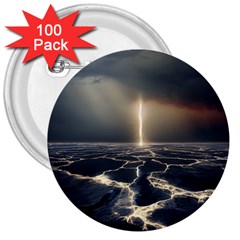 Apocalypse Armageddon Apocalyptic 3  Buttons (100 Pack)  by Jancukart