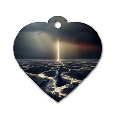 Apocalypse Armageddon Apocalyptic Dog Tag Heart (one Side) by Jancukart