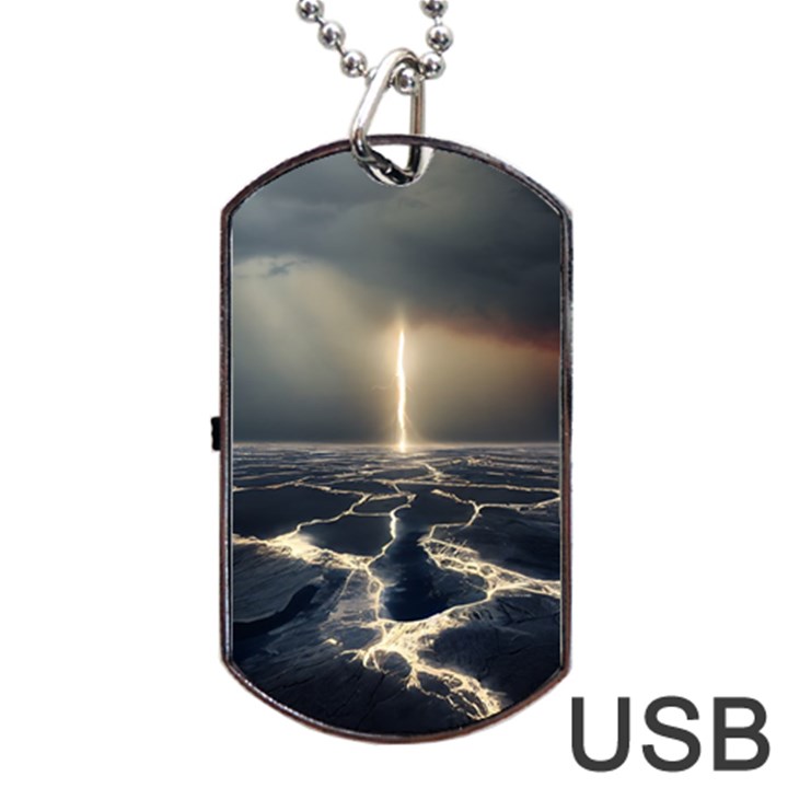 Apocalypse Armageddon Apocalyptic Dog Tag USB Flash (Two Sides)