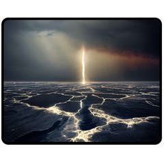 Apocalypse Armageddon Apocalyptic Fleece Blanket (medium)