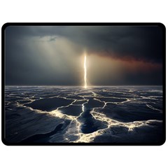 Apocalypse Armageddon Apocalyptic Fleece Blanket (large) by Jancukart