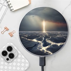 Apocalypse Armageddon Apocalyptic Wireless Fast Charger(white) by Jancukart